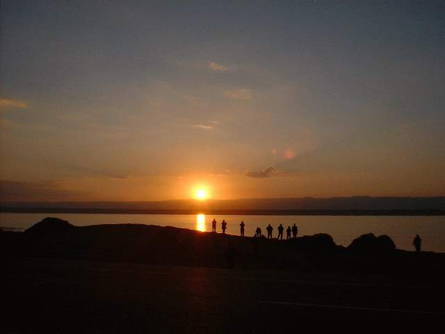 The Dead Sea at sunset, 2000